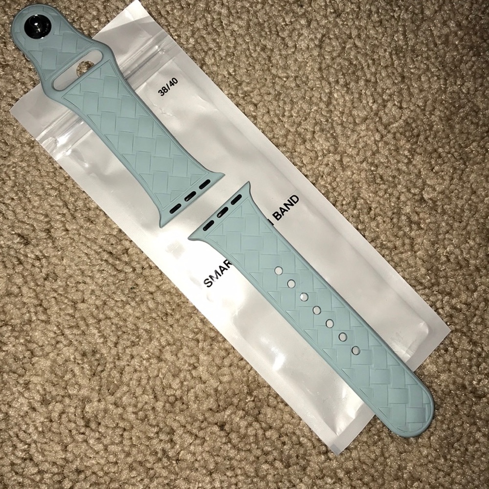 Light blue Apple watch band